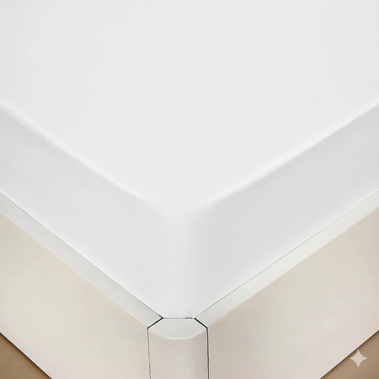 Premium Quality Waterproof Mattress Protector - White
