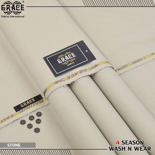 Premium Unstitched Winter 4 Season Wash'n Wear Fabric