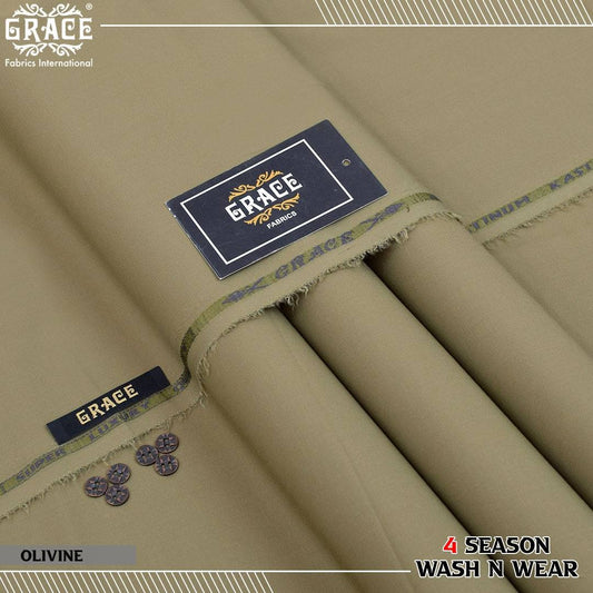 Premium Unstitched Winter 4 Season Wash'n Wear Fabric