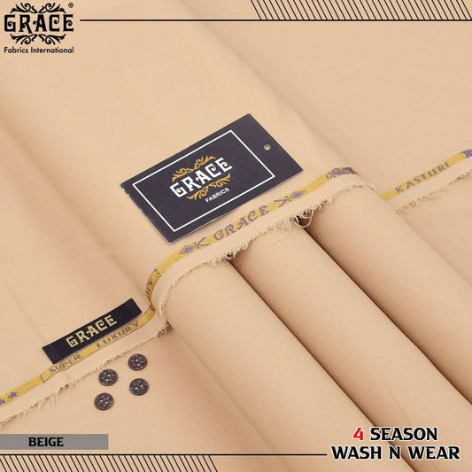 Premium Unstitched Winter 4 Season Wash'n Wear Fabric