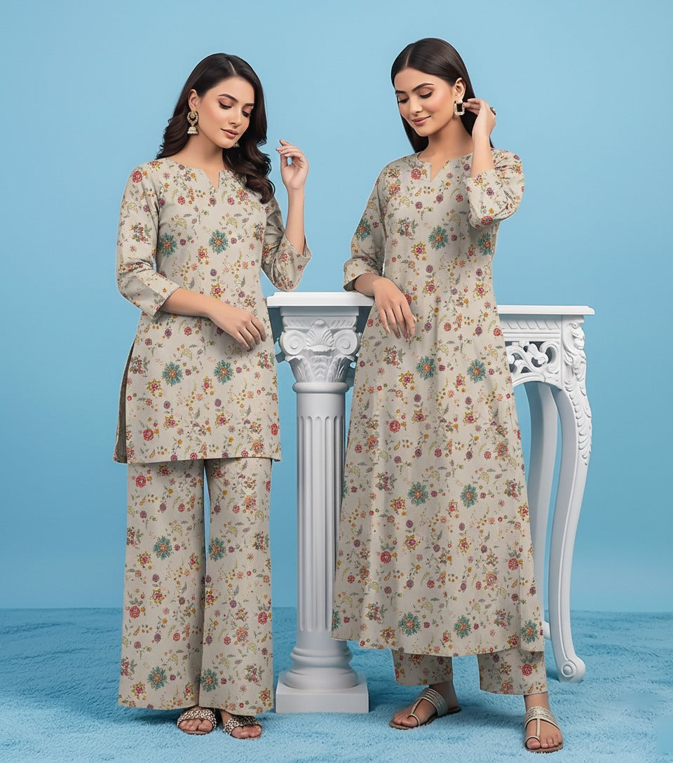 Lawn Suit  2 Piece Printed
