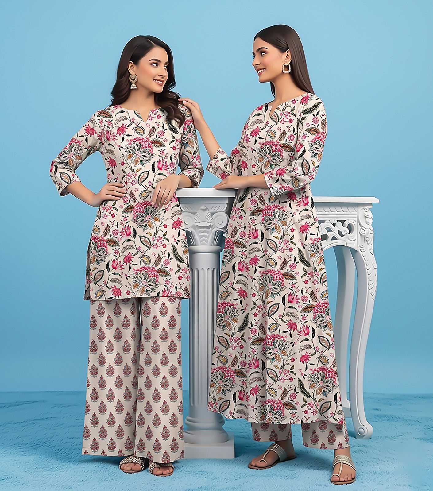 Lawn Suit  2 Piece Printed