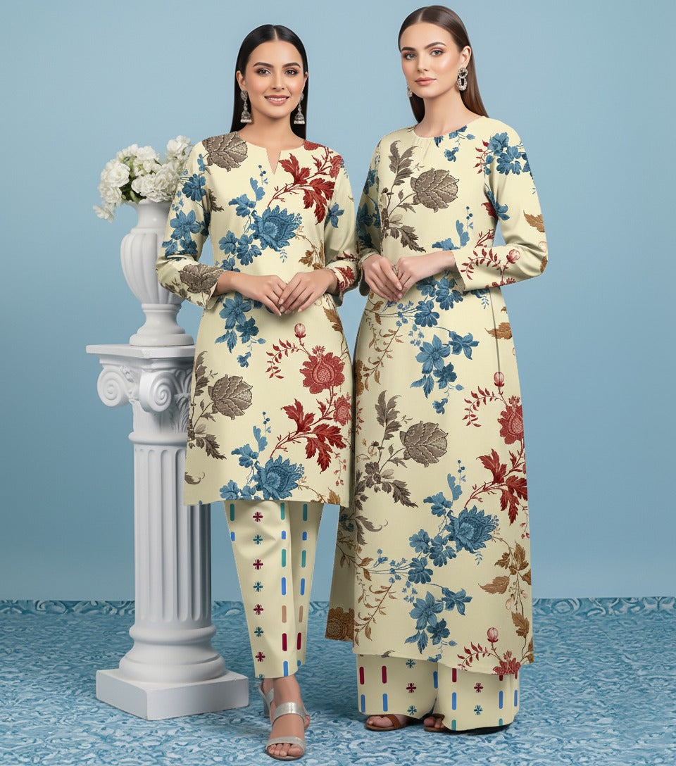 Lawn Suit  2 Piece Printed