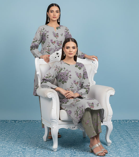 Lawn Suit  2 Piece Printed