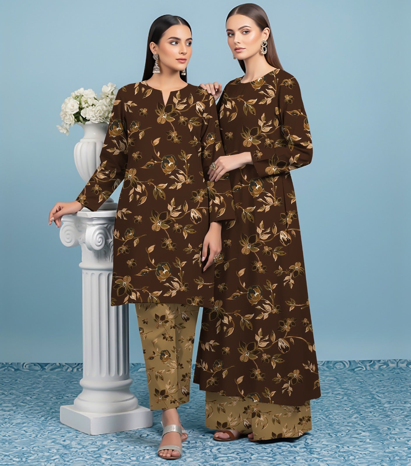 Lawn Suit  2 Piece Printed