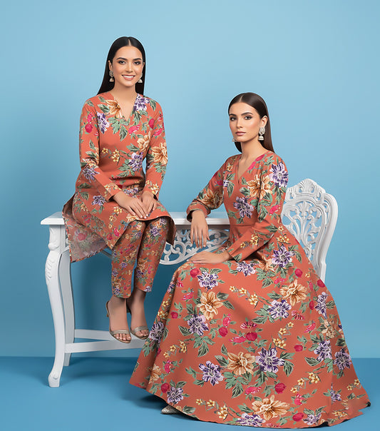 Lawn Suit  2 Piece Printed