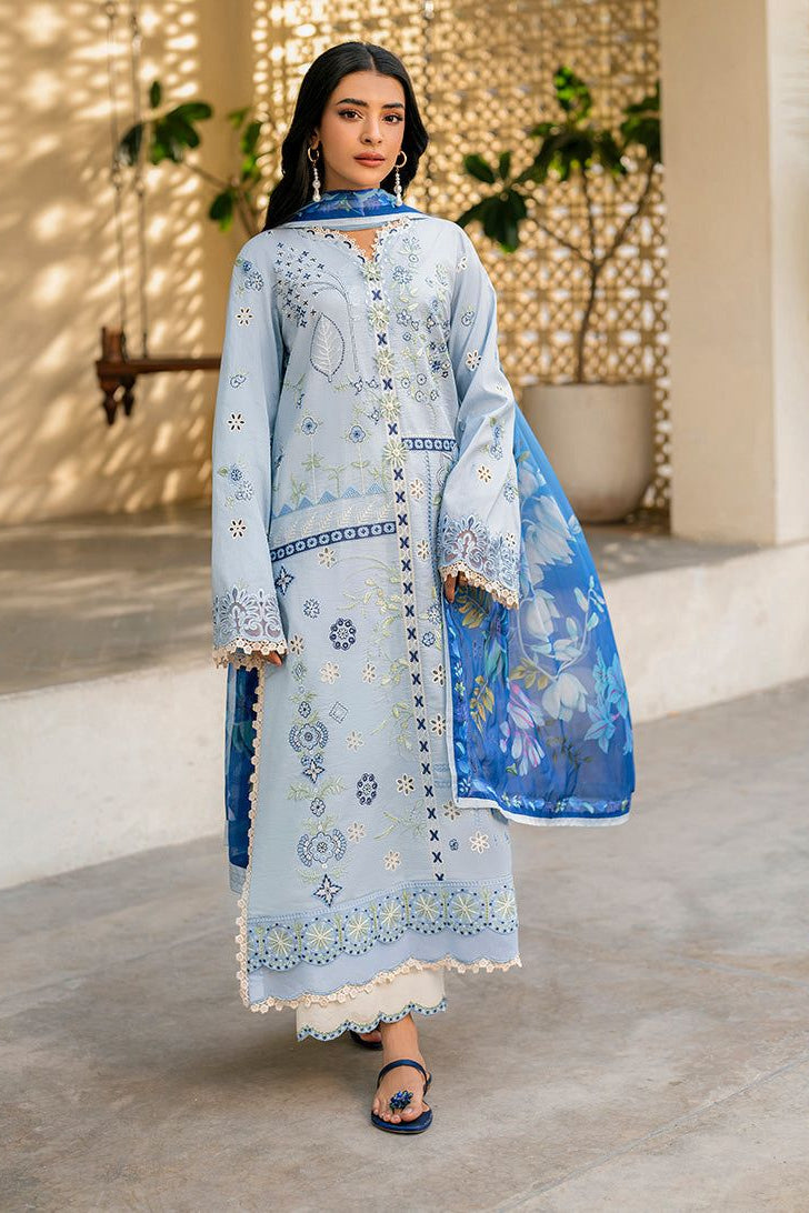 *Roheenaz MOST DEMANDING EDITION*
*03PCS UNSTITCHED SUIT*
*FABRIC Lawn90’88*