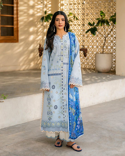*Roheenaz MOST DEMANDING EDITION*
*03PCS UNSTITCHED SUIT*
*FABRIC Lawn90’88*